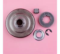 Vuzmode Tambor de embrague P-7 arandela llanta dentada Kit rodamiento agujas con clip E, for motosierra STIHL, MS180 MS170 018 017 MS 250 230 210 021 023 025 Kit de embrague para cortacésped