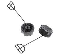 Vuzmode Tapas de Tanque de Combustible for desbrozadora ABS, 2 uds., for desbrozadora cortacésped 33CC 43CC 52CC CG330 CG430 CG520 BC430 BC520 Tapa del depósito de Combustible del vehículo