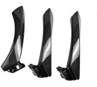 Vuzmode Tirador de puerta interior con reemplazo cubierta, for, Serie 3 E90 E91 E92 316 318 320 325 328i 2004-2012 51417230849 Manija de repuesto para panel de puerta(LHD-Carbon Fiber)