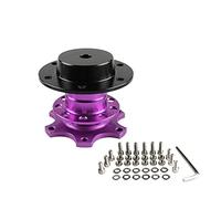 Vuzmode Volante de aluminio liberación rápida, adaptador cubo a presión, Kit Boss RS-QR001 Cubo del volante(Purple)
