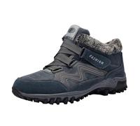 VVAULT Botas de nieve para mujer, térmicas, informales, con forro de piel, para senderismo, camping, escalada, correr, caminar, impermeables, de ajuste ancho, correa ajustable, ortopédicas, para patio