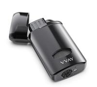 VVAY Mechero Jet Flame de Gas Recargable - Sin Gas Incluido