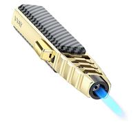 VVAY Soplete Cocina, Mechero Soplete Largo de Gas Recargable, Llama Jet - Sin Gas Butano Incluido