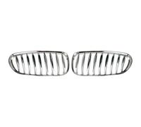VVBNIN capó Delantero Parrilla Compatible con Serie Z Z4 E85 2003 2004 2005 2006 2007 2008 Rejilla Delantera De Doble Riñón para Parachoques Rejilla De Entrada Delantera De Repuesto(Silver)