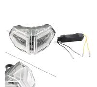 VVBNIN Compatible con Ducati para 848 2008 2009 2010 2011 2012 2013 2014 para 1098 para 1198 2007-2013 Luces Traseras De Freno Y Señal De Giro para Motocicleta Luces Señal de Giro Moto(Clear)