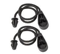 VVBNIN Cordón Maletero Estante Compatible con Megane, para Clio, para Laguna MK1, MK2, MK3, Bandeja Estante De Paquetería, Cubierta De Carga, Correa De Cuerda, Clips 7701045160, 7701062123