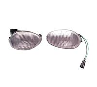 VVBNIN Faro Antiniebla Coche Compatible Con Hyundai Para Accent 1998-1999 Par De Luces Antiniebla Para Parachoques Delantero, Conjunto De Lentes Transparentes Con Bombilla 92201-22300 92202-22300