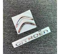 VVEIDIA Coche Emblema para Citroen Berlingo 2012-2015, ABS 3D Insignia Logo Etiqueta Logotipo Engomada Frontal Trasero Coche Pegatina Cuerpo Calcomanías Pegatina para Emblema Accesorios Coche,F