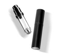 VVGAOGES Atomizador Perfume Recargable,Mini Spray de Perfume,Portátil Botella de Perfume,Botella Vacío Pulverizador para Viajes 5ml (Black)