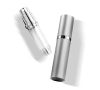VVGAOGES Atomizador Perfume Recargable,Mini Spray de Perfume,Portátil Botella de Perfume,Botella Vacío Pulverizador para Viajes 5ml (Grey)