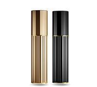 VVGAOGES Atomizador Perfume Recargable,Mini Spray de Perfume,Portátil Botella de Perfume,Botella Vacío Pulverizador para Viajes 5ml (Oro/Negro)