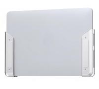 VVGAOGES Soporte universal para laptop de pared y debajo del escritorio, soporte ajustable para dispositivos de hasta 26 mm de grosor, compatible con MacBooks, Surface, teclados, tabletas, Nintendo