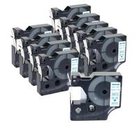 VVHKMSIL 10 Piezas de 12 mm Etiquetas compatibles con los Modelos de Fabricantes de Etiquetas D1 45013 40913 43613 45018 y Funciona con LabelManager 160 280 Labelpoint 100(Blue on White)