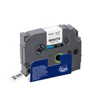 VVHKMSIL 10 Piezas de Hierro en Cinta de Ropa Compatible con Etiqueta de Tela de 12 mm tzefa3(Black on White)