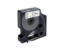 VVHKMSIL 10pcs 45013 Cinta D1 CASA COMPATIVA Cassette Cassette La Cinta Funciona con 45010 45016 45017 45018 para Etiqueta Administrador 160 280 Etiqueta Fabricante(Black on White)