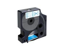 VVHKMSIL 10pcs 45013 Cinta D1 CASA COMPATIVA Cassette Cassette La Cinta Funciona con 45010 45016 45017 45018 para Etiqueta Administrador 160 280 Etiqueta Fabricante(Blue on White)