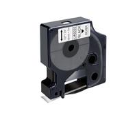 VVHKMSIL 10pcs 45013 Cinta D1 CASA COMPATIVA Cassette Cassette La Cinta Funciona con 45010 45016 45017 45018 para Etiqueta Administrador 160 280 Etiqueta Fabricante(Black on Silver)