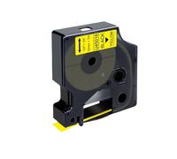 VVHKMSIL 10pcs 45013 Cinta D1 CASA COMPATIVA Cassette Cassette La Cinta Funciona con 45010 45016 45017 45018 para Etiqueta Administrador 160 280 Etiqueta Fabricante(Black on Yellow)