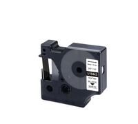 VVHKMSIL 10pk 18443 Cinta de Etiqueta 9 mm Black on White Industrial Label Ribbon Compatible con 4200 5200 Impresoras de Etiqueta