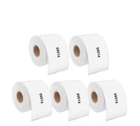 VVHKMSIL 5 Rolls 99014 Paper térmico Compatible con 99010 99012 99014 11352 11354 11355 LW Funciona con 450 450 impresoras Turbo(99014)