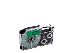 VVHKMSIL 5pk 6 mm xr6we Etiquetas compatibles con xr6x xr6rd xr6bu XR6YW XR6GN La Cinta Funciona con una Impresora KL60 KL120(Black on Green)