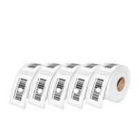 VVHKMSIL 5Roll 11352 Papel térmico 25 mm x 54 mm Compatible con 450 450 Turbo 450 impresoras Turbo gemelas