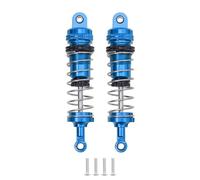 VVHKMSIL Amortiguador de Aceite Delantero y Trasero de Metal, 2 uds., 144001 MN128 MN86 G500, Compatible con Coche trepador de Control Remoto 1/14(Blue)