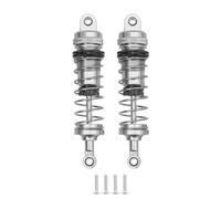 VVHKMSIL Amortiguador de Aceite Delantero y Trasero de Metal, 2 uds., 144001 MN128 MN86 G500, Compatible con Coche trepador de Control Remoto 1/14(Titanium)