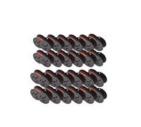 VVHKMSIL Calculadora de Carreras gemelas universales Gr24 Nukote Compatible BR80C DataProducts R3027 Porelon 11216 EL 1197 P III Negro Rojo(24 Pcs)