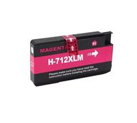 VVHKMSIL Cartucho de inyección de Tinta remanufacturado 712XL 3ED71A Compatible con Impresora Designjet T650 T250 T210 T230(Magenta)