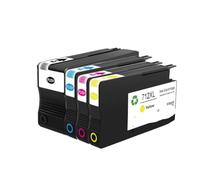 VVHKMSIL Cartucho de Tinta Compatible OfficeJet Pro 712 para impresoras T210 T230 T250 T630 T650 3ED71A 3ED67A 3ED68A 3ED69A(1Set)