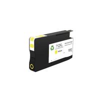 VVHKMSIL Cartucho de Tinta Compatible OfficeJet Pro 712 para impresoras T210 T230 T250 T630 T650 3ED71A 3ED67A 3ED68A 3ED69A(Yellow)