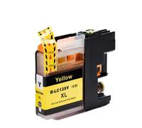 VVHKMSIL Cartucho de Tinta LC129XL LC125XL para MFC-J6520DW MFC-J6720DW La Impresora de inyección de Tinta Funciona con Modelos de la UE(Yellow)