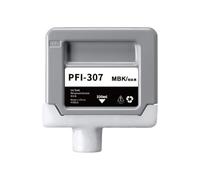 VVHKMSIL Cartucho de Tinta PFI-307 Compatible con Impresora ImagePROGRAF IPF 830 840 850 con Tanque de Tinta pigmentada de Chip 330ML(MBK)