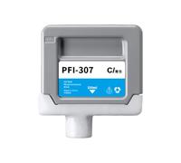 VVHKMSIL Cartucho de Tinta PFI-307 Compatible con Impresora ImagePROGRAF IPF 830 840 850 con Tanque de Tinta pigmentada de Chip 330ML(Cyan)