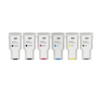 VVHKMSIL Cartucho de Tinta remanufactura Compatible para 727 727xl 727 Funciona con DesignJet T1530 T920 T1500 T2500 T930 T2530 Impresoras con Chip(1 Set 300ML)