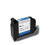 VVHKMSIL Cartucho TIJ de 12,7mm, Cartucho de Impresora térmica de inyección de Tinta no encriptada, Secado rápido, Tinta solvente en Agua Negra, roja, Amarilla, Azul y Verde(Green)