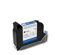 VVHKMSIL Cartucho TIJ de 12,7mm, Cartucho de Impresora térmica de inyección de Tinta no encriptada, Secado rápido, Tinta solvente en Agua Negra, roja, Amarilla, Azul y Verde(Blue)