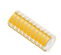 VVHKMSIL Cetas de Etiqueta de Estampado 3PK 3PK compatibles con 12965 1540 1610 1880 E-101 Etiqueta Reemplazo de Cintas PVC DIY PVC(Yellow)
