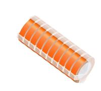 VVHKMSIL Cetas de Etiqueta de Estampado 3PK 3PK compatibles con 12965 1540 1610 1880 E-101 Etiqueta Reemplazo de Cintas PVC DIY PVC(Fluorescent Orange)