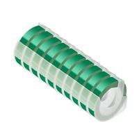VVHKMSIL Cetas de Etiqueta de Estampado 3PK 3PK compatibles con 12965 1540 1610 1880 E-101 Etiqueta Reemplazo de Cintas PVC DIY PVC(Green)