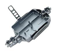 VVHKMSIL Chasis Mejorado de Metal Compatible con el Modelo 1/16 16207 16208 16209 16210 H16 M162 RC Car(Dark Grey)