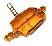 VVHKMSIL Chasis Mejorado de Metal Compatible con el Modelo 1/16 16207 16208 16209 16210 H16 M162 RC Car(Yellow)