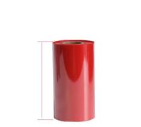 VVHKMSIL Cinta de Cera de 110 mm x 300 m Compatible con Impresora de código de Barras de Impresora de Etiquetas de Papel(Red)