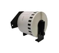 VVHKMSIL Cinta de Etiquetas 62 mm x 30 48 m Continua Compatible con Suministros de Impresora QL-500 QL-500A QL-550 QL-560 QL-700 QL-570VM QL-580N QL-650TD QL-710W(5 PCS)