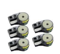 VVHKMSIL Cinta de Etiquetas autolaminada M21-1500-427 Compatible con Paneles eléctricos de Control de Trabajo BMP21 Plus Datacom sin Chip(5 Pcs)