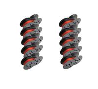 VVHKMSIL Cinta roja y Negra Universal Compatible con Modelos de Impresora de máquina de Escribir(10 Pcs)