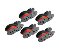 VVHKMSIL Cinta roja y Negra Universal Compatible con Modelos de Impresora de máquina de Escribir(5 Pcs)