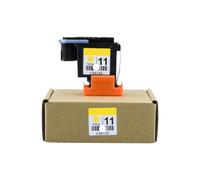 VVHKMSIL Compatible con 11 Impresiones de impresión 11 C4810A C4811A C4812A C4813A Cabezal de impresión para 500 800 510 100 110 111 120 1000 1100 1200(Yellow)
