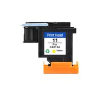 VVHKMSIL Compatible con 11printThead para DesignJet 70 100 110 500 510 500PS C4810A C4811A C4812A C4813A(Yellow)